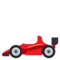 Racing Car emoji on Emojione